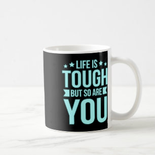 Mug La vie est dure Ruban de sensibilisation au stress