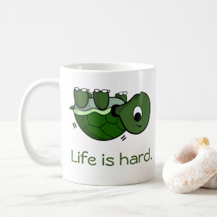 Mug La vie est dure - Soyez gentil, T-Shirt Tortue en