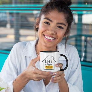 Mug La Vie Est En Train De Flirter Une Géniale Bouge D