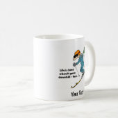 Mug La vie est la meilleure quand elle descend - Rapid (Devant droit)