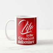 Mug La vie est la plus grande aventure (Gauche)