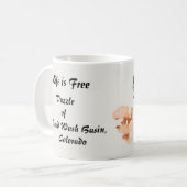 Mug La vie est libre (Devant gauche)