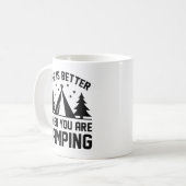 Mug La vie est meilleur Camping (Devant gauche)