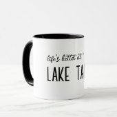 Mug La vie est meilleure à (Devant gauche)