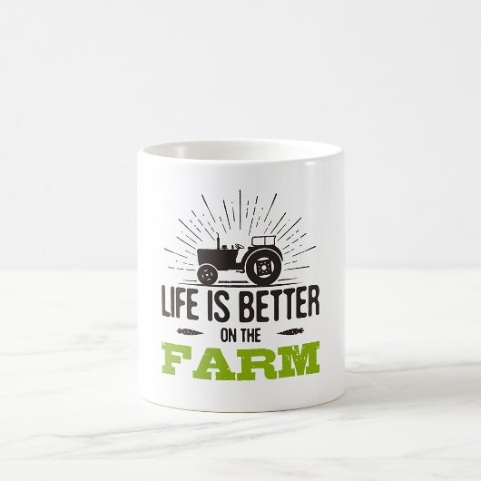 Mug La Vie Est Meilleure À La Ferme