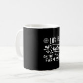 Mug La Vie Est Meilleure À La Ferme (Devant gauche)