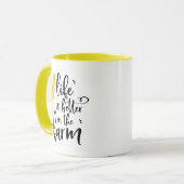 Mug La vie est meilleure à la ferme Blé (Devant gauche)