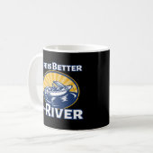 Mug La vie est meilleure à la rivière (Devant gauche)