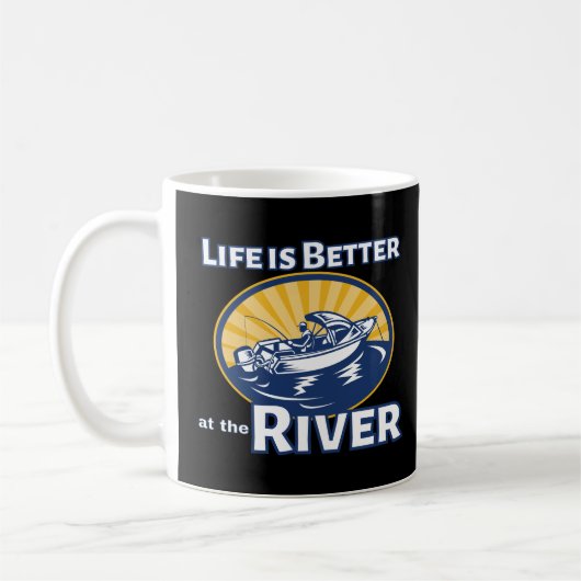 Mug La vie est meilleure à la rivière (Gauche)