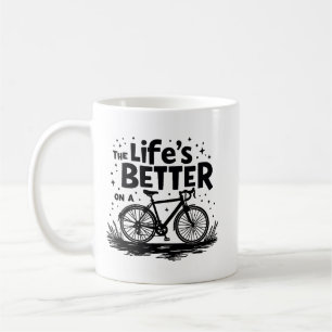Mug La vie est meilleure à vélo