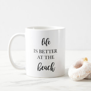 Mug La vie est meilleure au Beach Ocean Lover