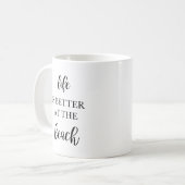 Mug La vie est meilleure au Beach Ocean Lover (Devant gauche)