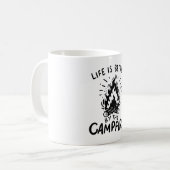 Mug La vie est meilleure au feu de camp (Devant gauche)
