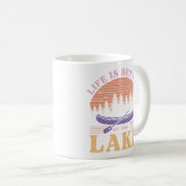 Mug La Vie Est Meilleure Au Lac (Devant droit)