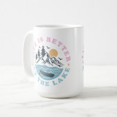 Mug La vie est meilleure au lac (Devant gauche)
