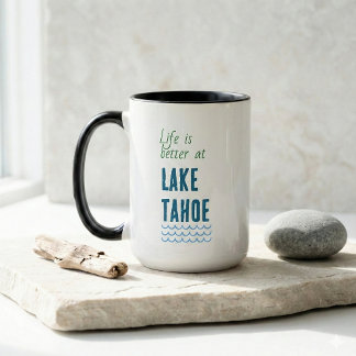 Mug La vie est meilleure au lac