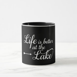 MUG **LA VIE EST MEILLEURE AU LAC** SUR CE COOL