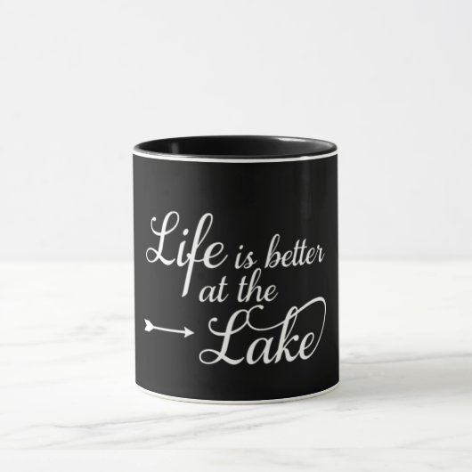 MUG **LA VIE EST MEILLEURE AU LAC** SUR CE COOL (Centre)