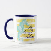 Mug La vie est meilleure au rivage (Gauche)
