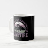 Mug La vie est meilleure autour du Campfire Camping Ca (Devant gauche)
