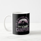 Mug La vie est meilleure autour du Campfire Camping Ca (Gauche)