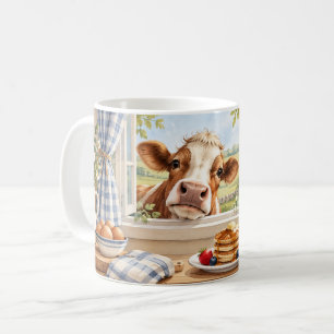 Mug La vie est meilleure avec des vaches curieuses