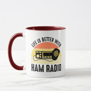Mug La Vie Est Meilleure Avec Ham Radio