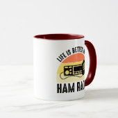 Mug La Vie Est Meilleure Avec Ham Radio (Devant droit)