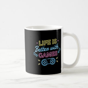 Mug La Vie Est Meilleure Avec Jeux L Jeu Gamer Video G