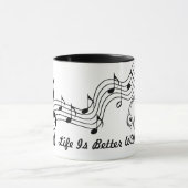 Mug La vie est meilleure avec la musique (Centre)