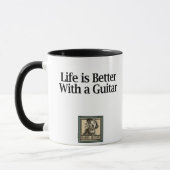 Mug La "vie est meilleure avec le jaune Labrador d'une (Gauche)