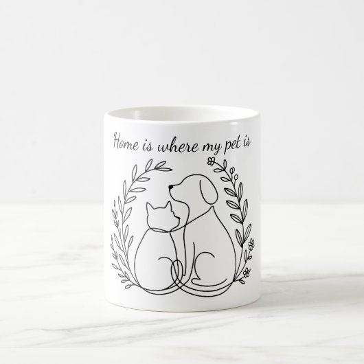 Mug La Vie Est Meilleure Avec Les Amis De La Fourrure  (Centre)