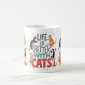 Mug La vie est meilleure avec les chats (Centre)