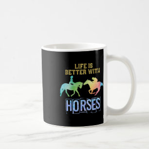 Mug La Vie Est Meilleure Avec Les Chevaux Animaux Chev