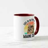 Mug La Vie Est Meilleure Avec Les Maine Coons (Devant droit)