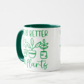 MUG LA VIE EST MEILLEURE AVEC LES PLANTES (Devant gauche)