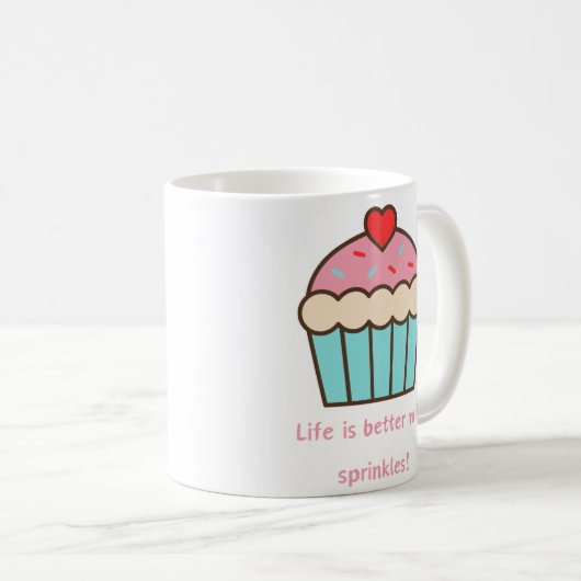 Mug La vie est meilleure avec Sprinkles (Devant droit)