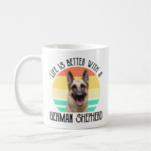 Mug La Vie Est Meilleure Avec Un Berger Allemand