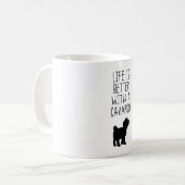 Mug La Vie Est Meilleure Avec Un Cavapoo (Devant gauche)