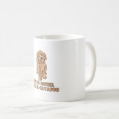 Mug La Vie Est Meilleure Avec Un Cavapou - Drôle Amate (Devant droit)