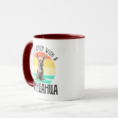 Mug La Vie Est Meilleure Avec Un Chihuahua (Devant gauche)