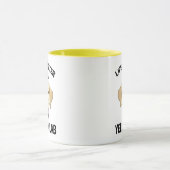 Mug La Vie Est Meilleure Avec Un Laboratoire Jaune (Centre)