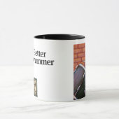 Mug La "vie est meilleure des tambours de laboratoire (Centre)