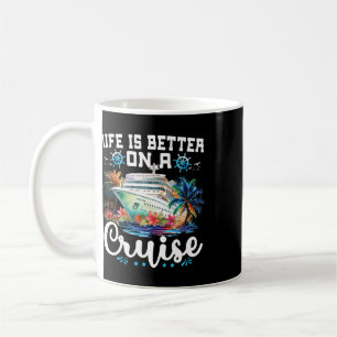 Mug La vie est meilleure lors d'un voyage en famille e