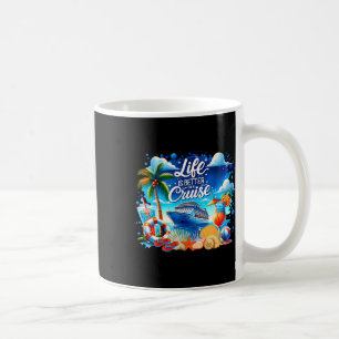 Mug La vie est meilleure lors d'une croisière Hawaii p