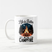 Mug La vie est meilleure par le feu de camp (Gauche)