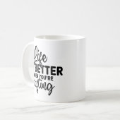 Mug La vie est meilleure quand vous êtes l'artisanat (Devant gauche)