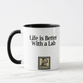 Mug La "vie est meilleure sorcière avec d'un (Gauche)