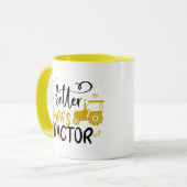 MUG LA VIE EST MEILLEURE SUR LE TRACTEUR DE PAPA (Devant gauche)