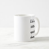 Mug La vie est mieux à l'envers - lyra (Devant droit)